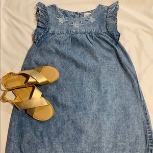 Denim blue dress